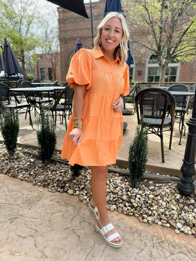 Easy Getting Over You Button Down Dress