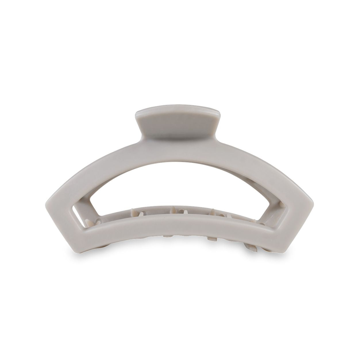 Silver Flames Medium Open Hair Clip