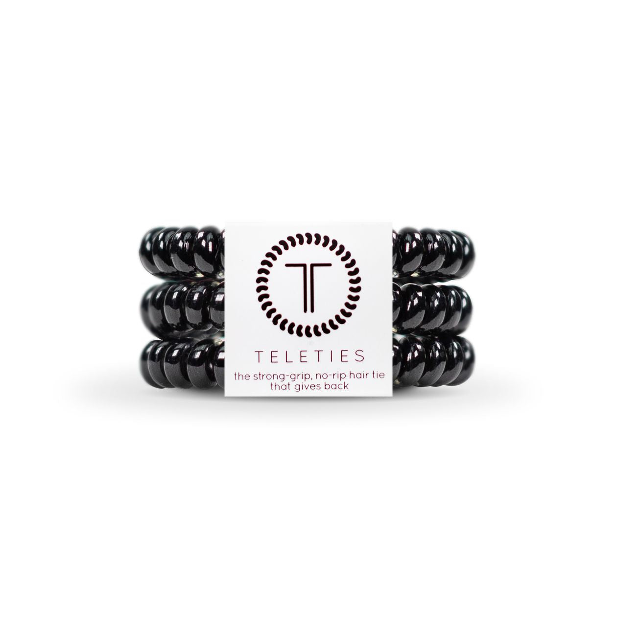 Jet Black Small Teleties