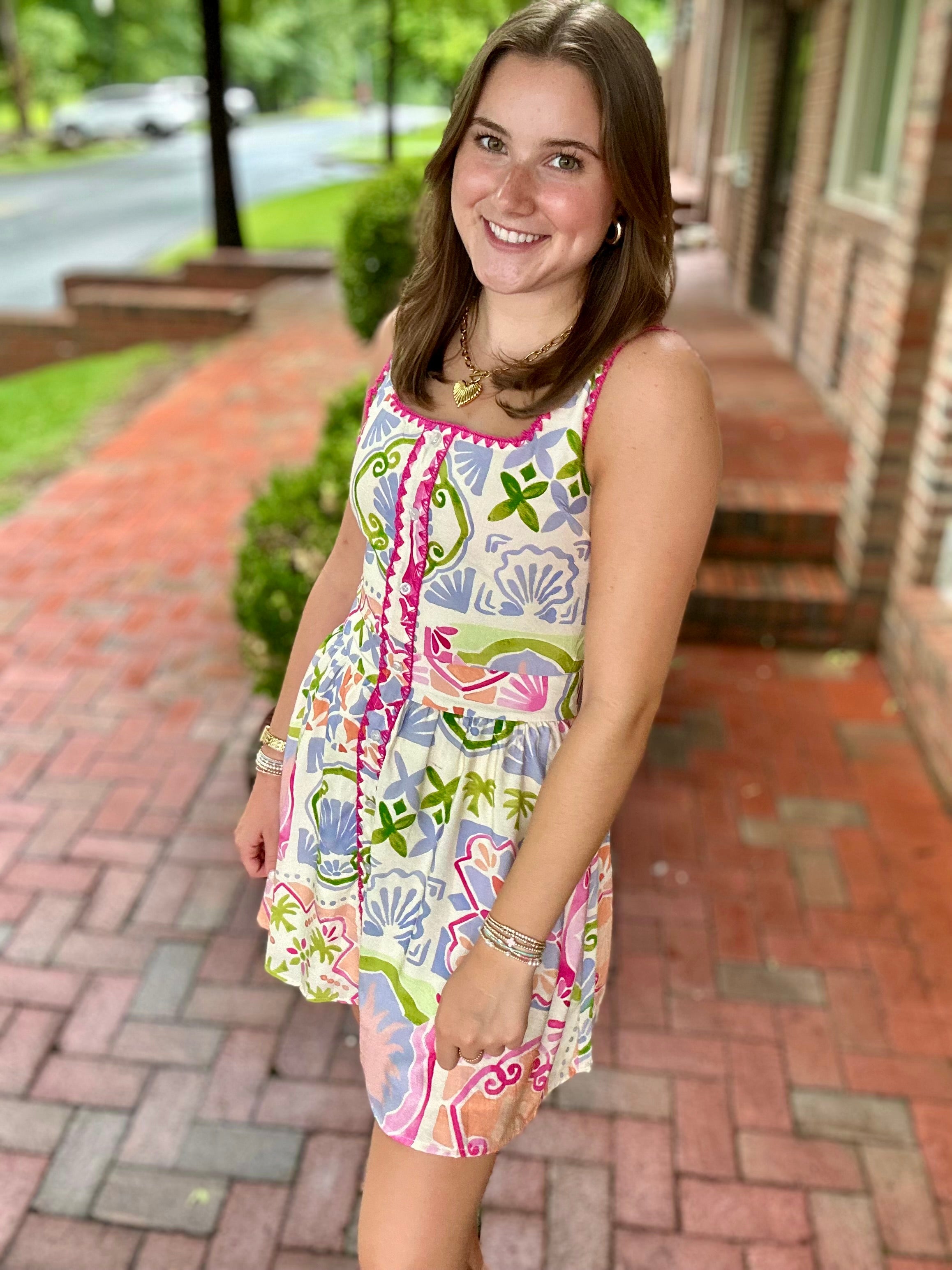 Into You & Summertime Mini Floral Dress