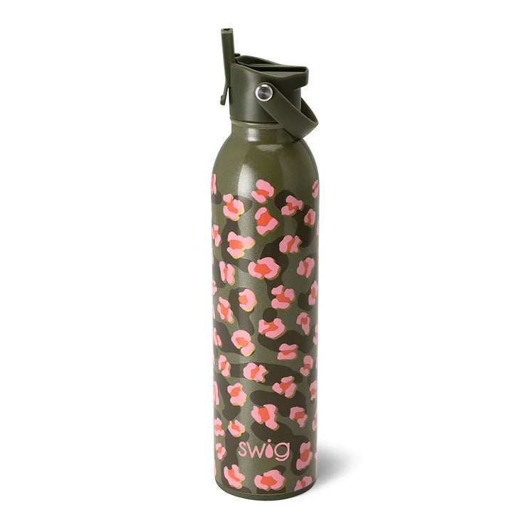 Swig Life 26oz Insulated Water Bottle, Travel Water Bottle with Straw and Lid- On the Prowl