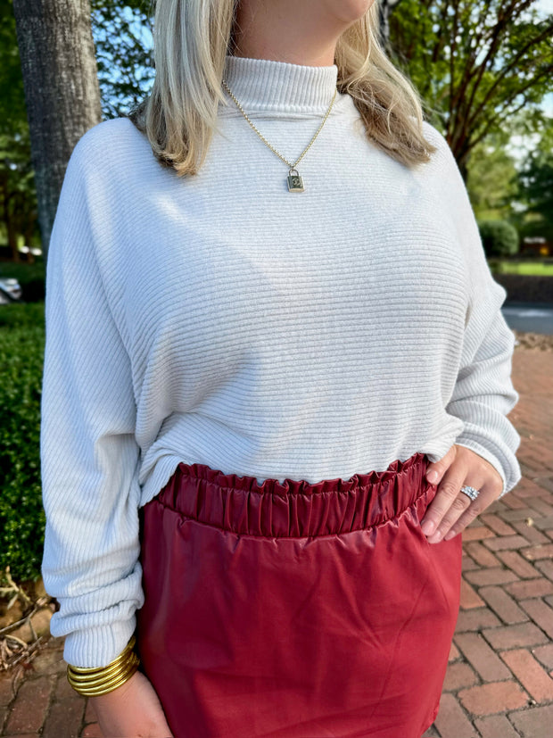 All in the Know Ribbed Top