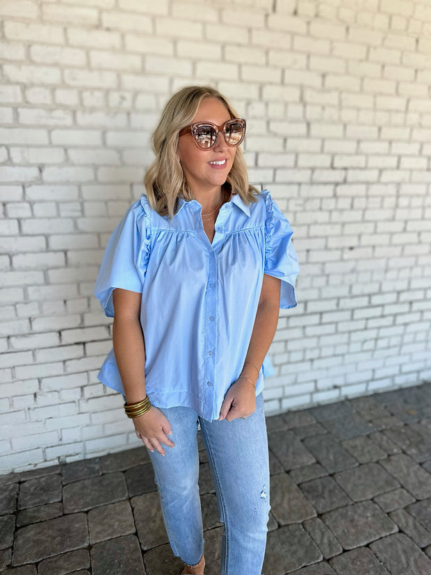 Miles Away Button Down Top