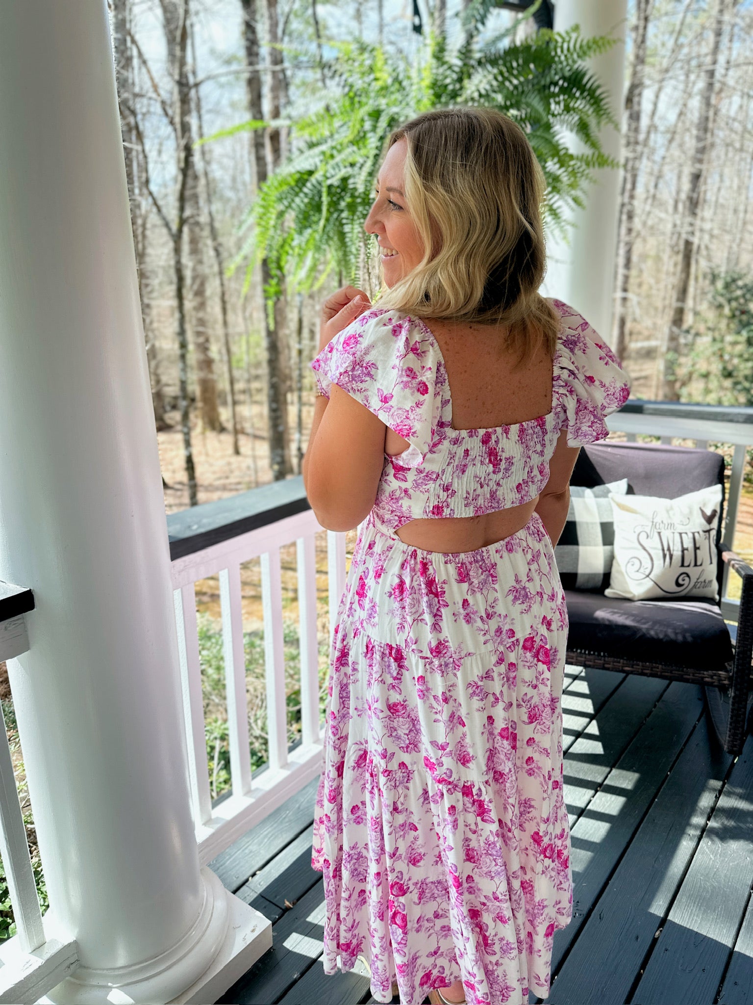 Hometown Girl Floral Maxi Dress