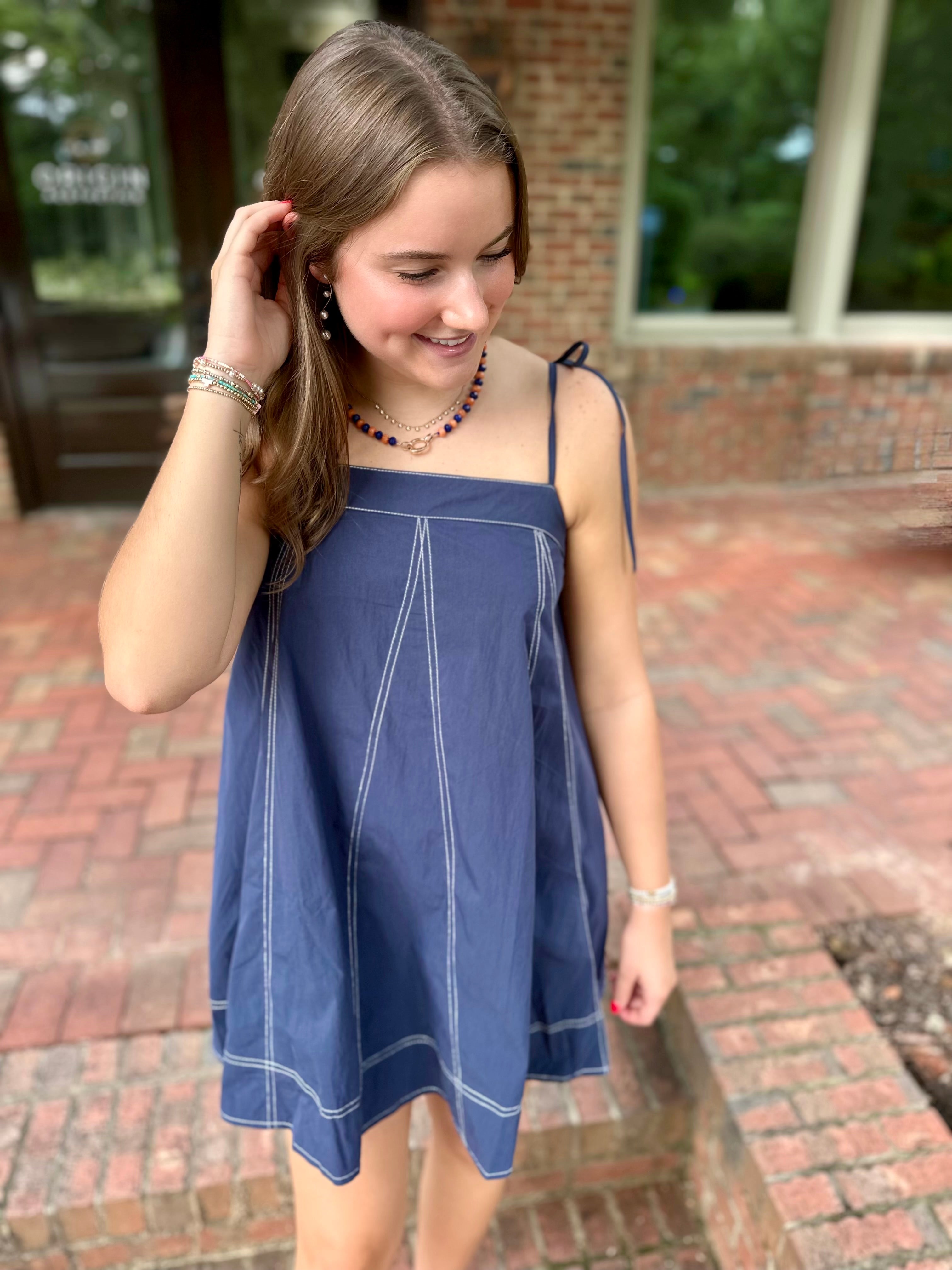 Weekend Stitch Mini Dress