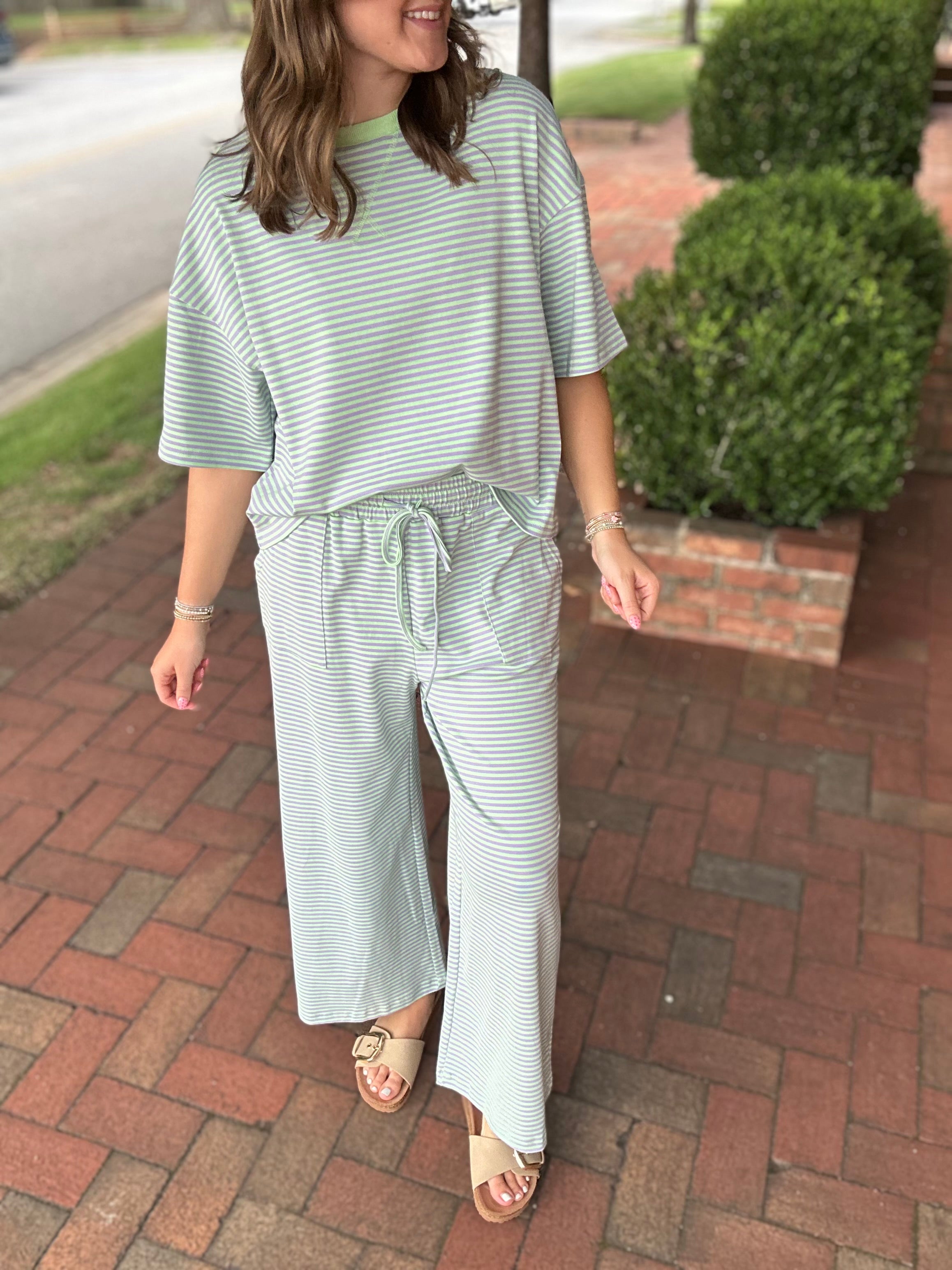 Changing for Stripes Lounge Two Piece Set