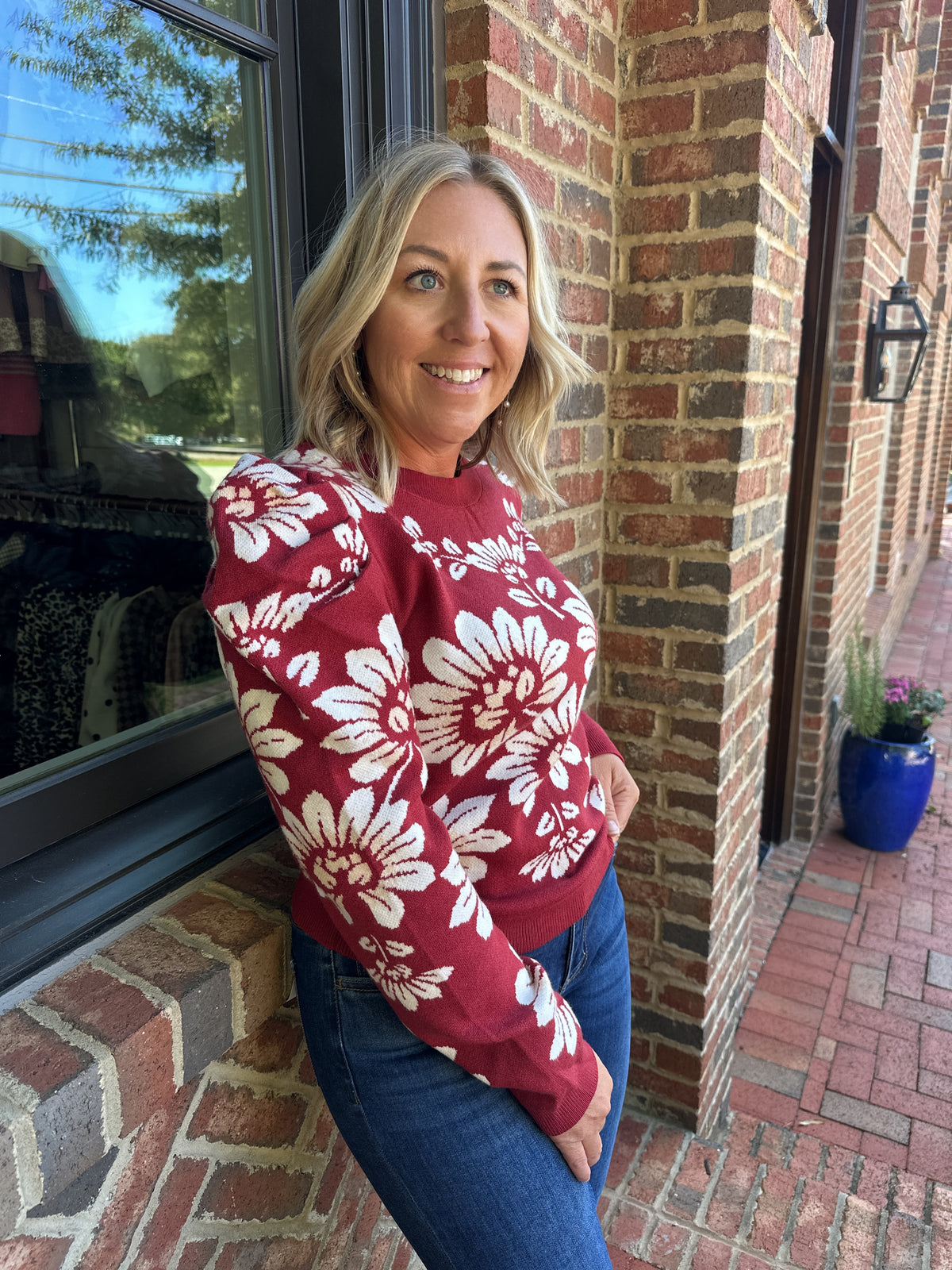Poppy Love Sweater Top