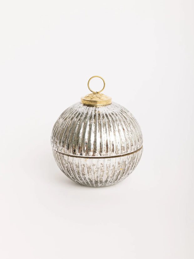 Ornament Candle | Silver
