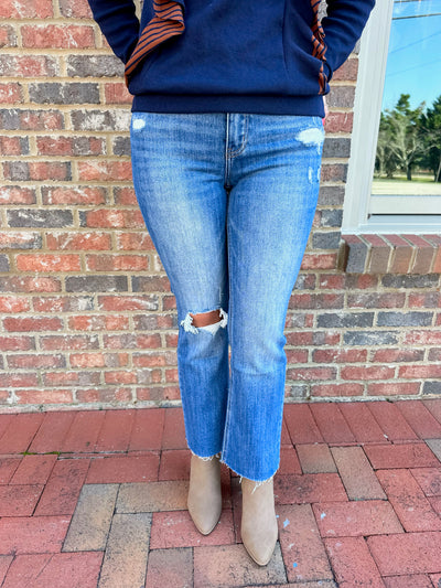 Receptive High Rise Kick Flare Jeans