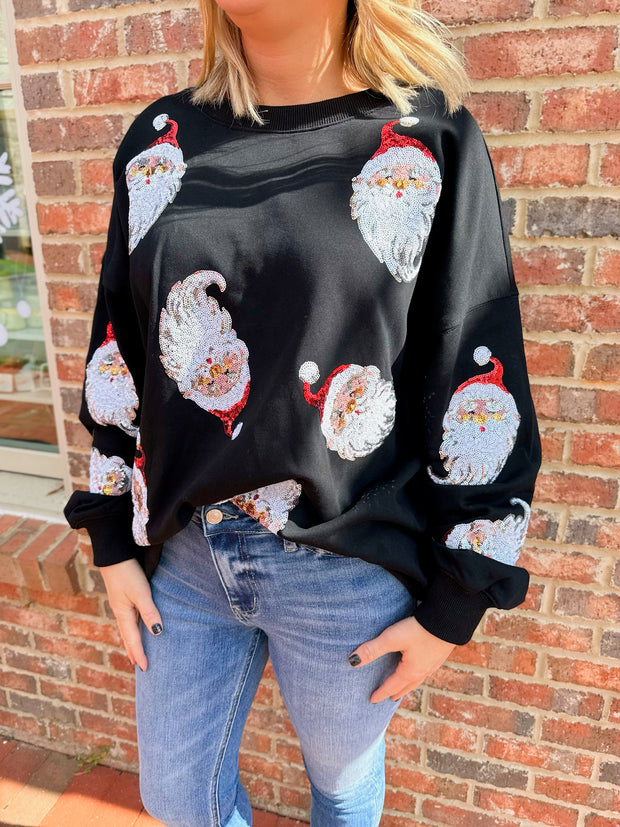 Santa is Coming to Town Oversized Top