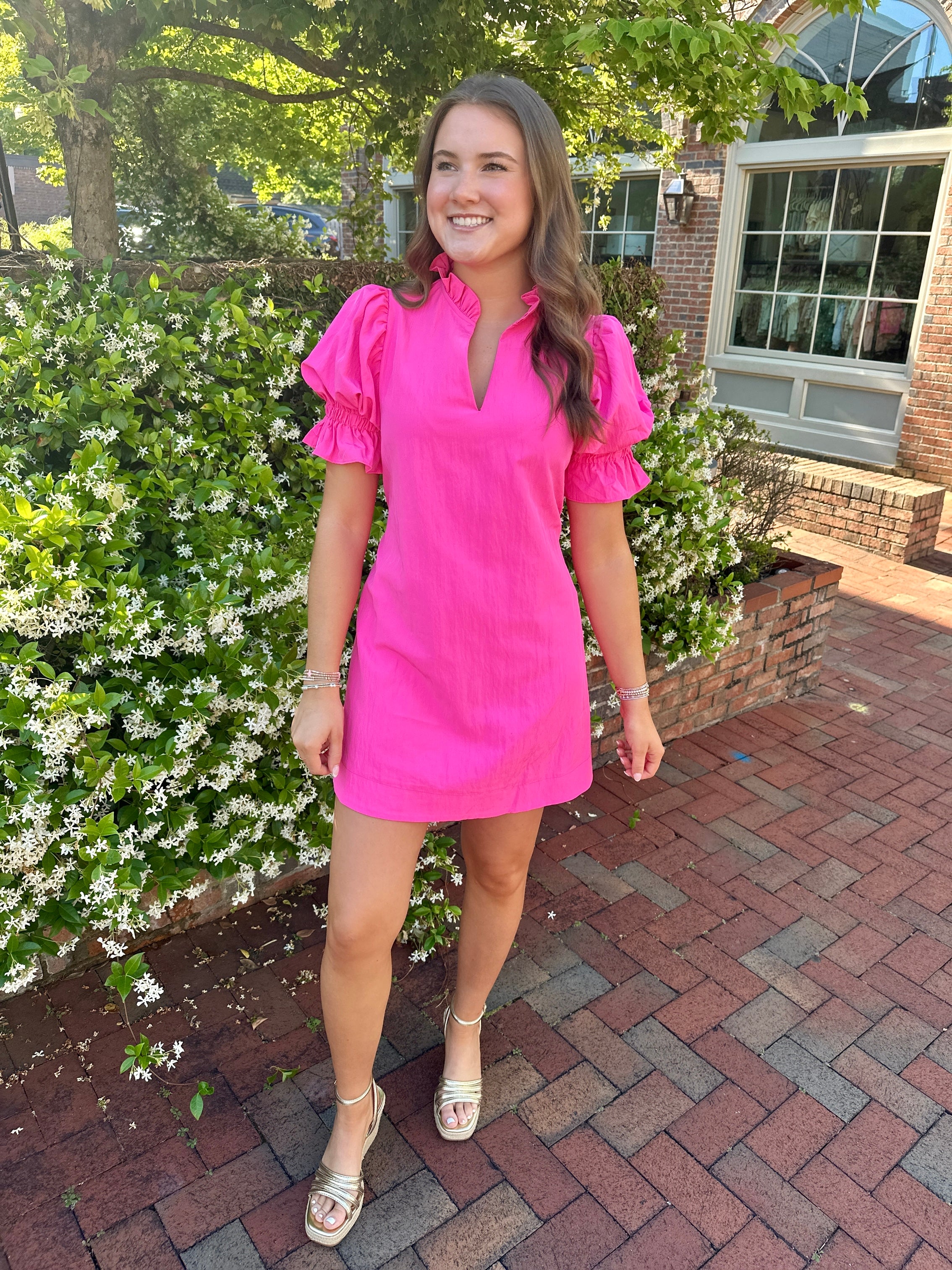 Wish I Didn’t Know Mini Dress with Puff Sleeves