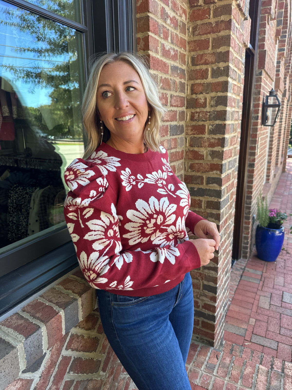 Poppy Love Sweater Top