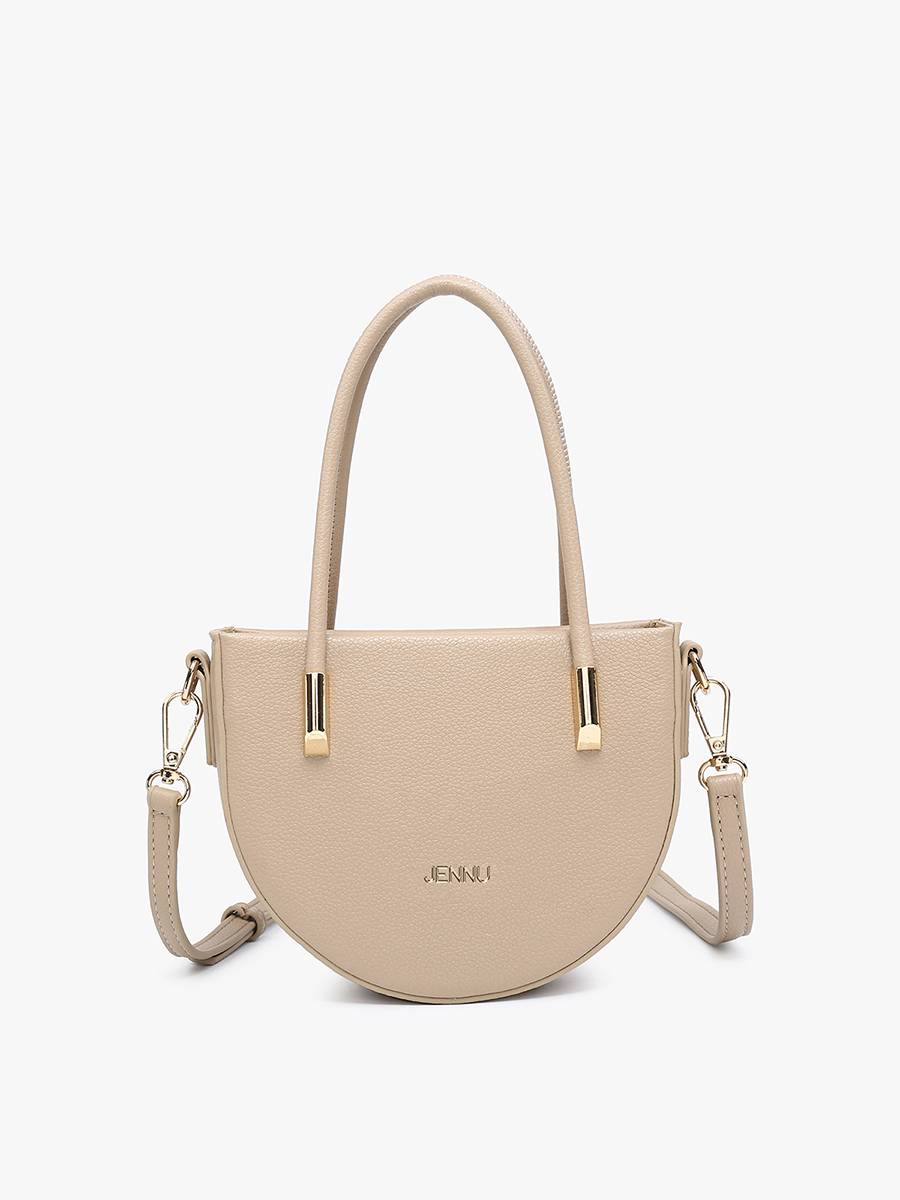 Napa Half-Moon Satchel : Taupe