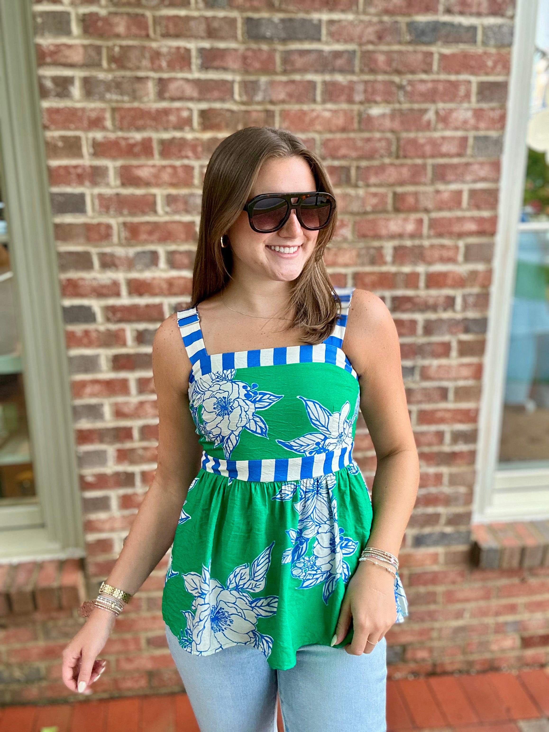 Tears for Fun Floral Tank Top