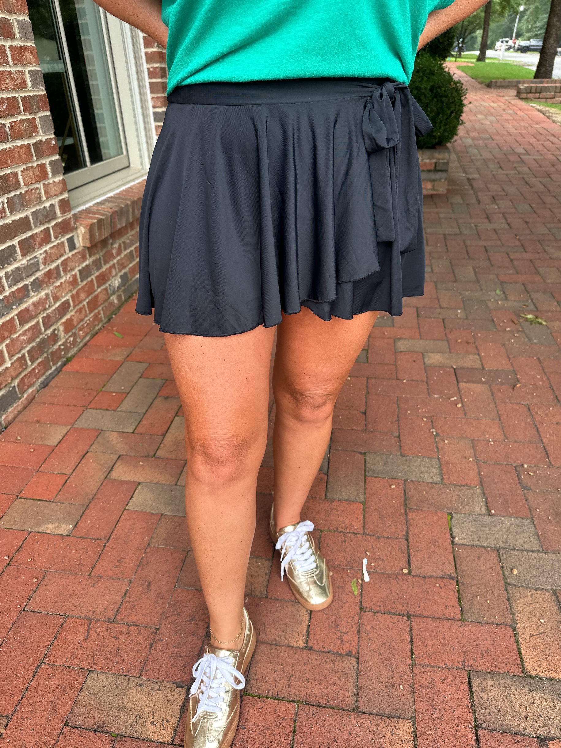 Happens to Be God Wrap Skort