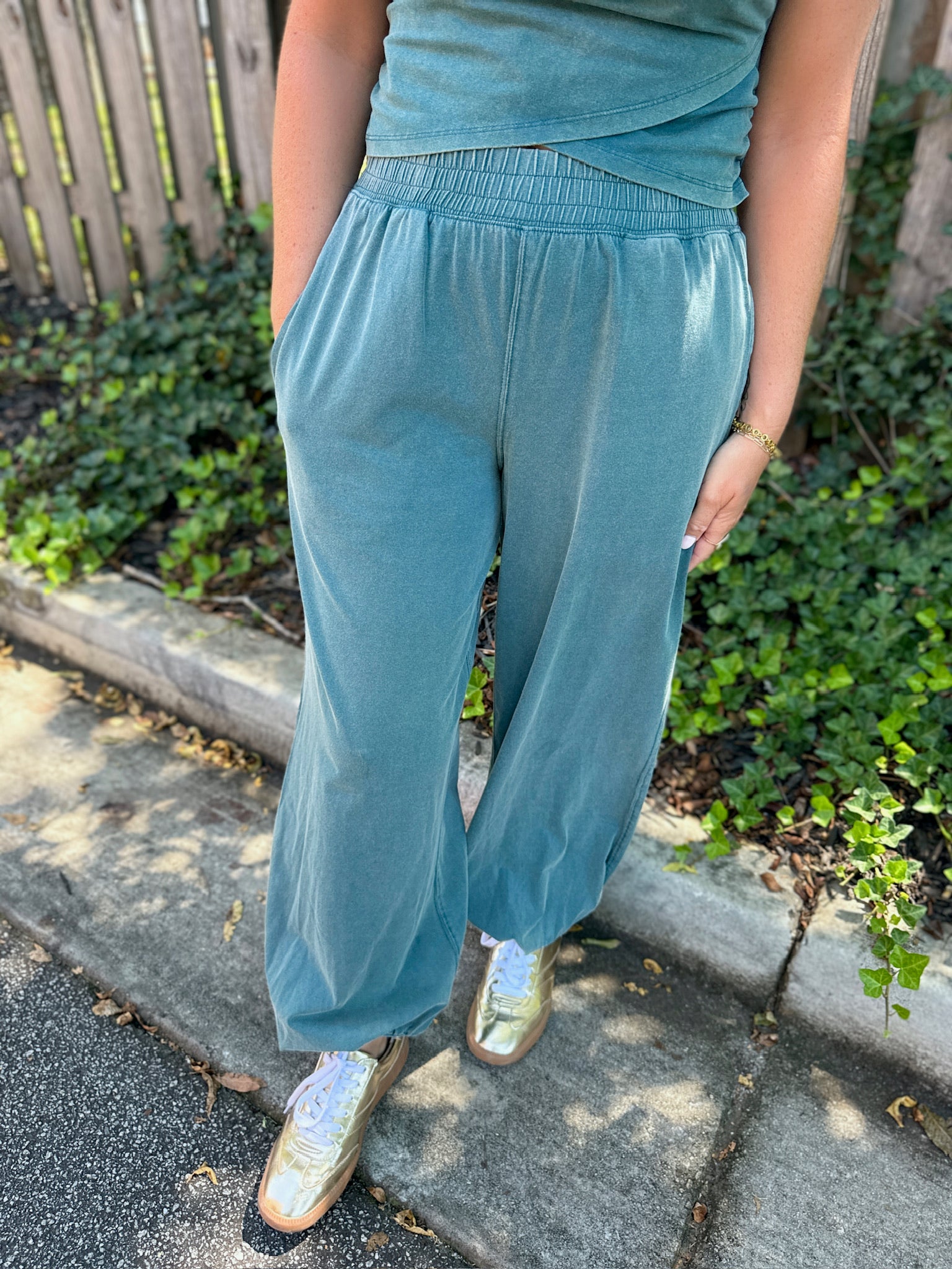 Whisper Soft Mineral Wash Jogger Sweatpants