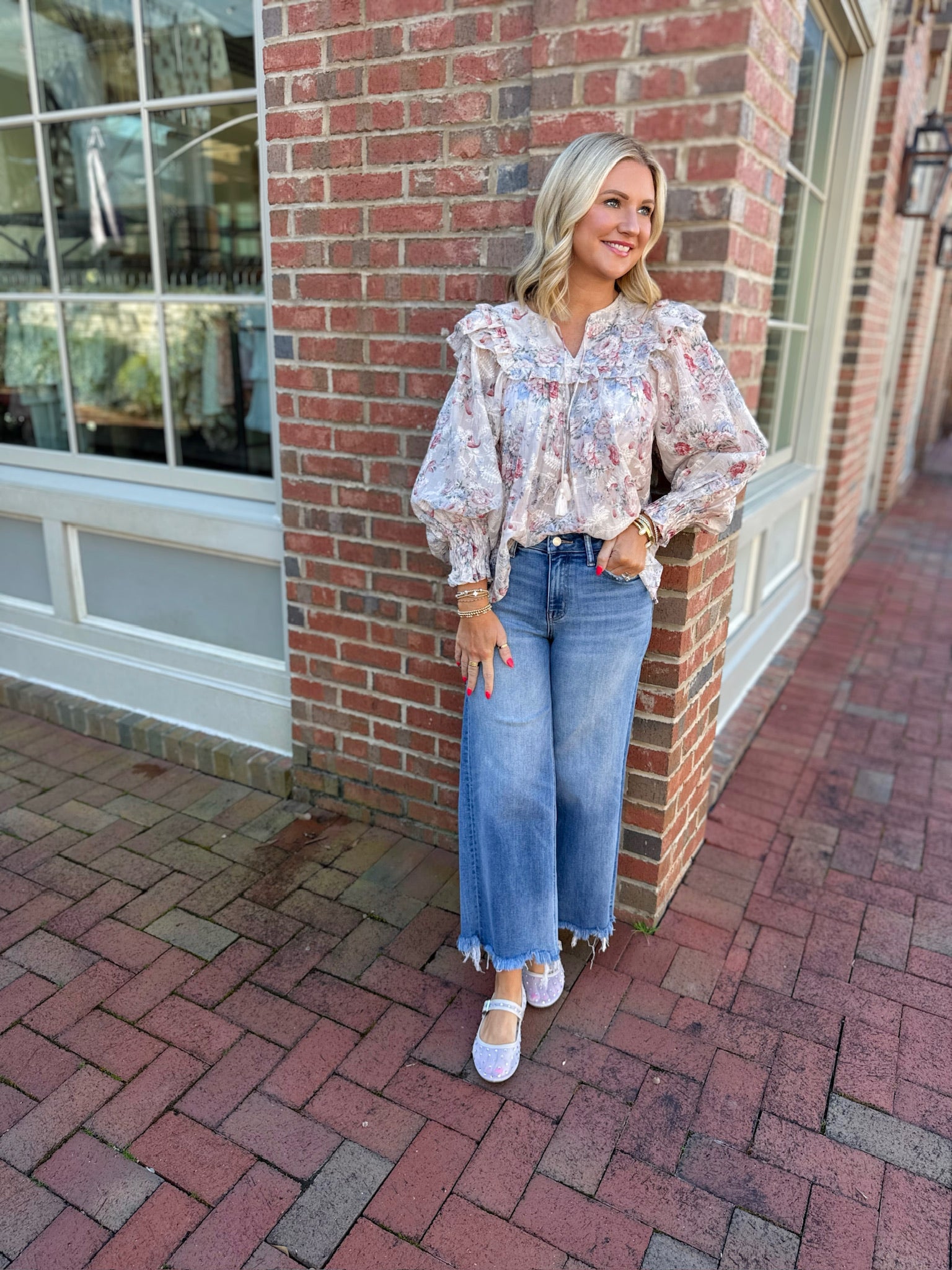 Soft and Sweet Flutter Long Sleeve Light Weight Top