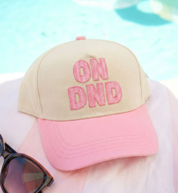 ON DND - Pink Vintage Trucker Hat
