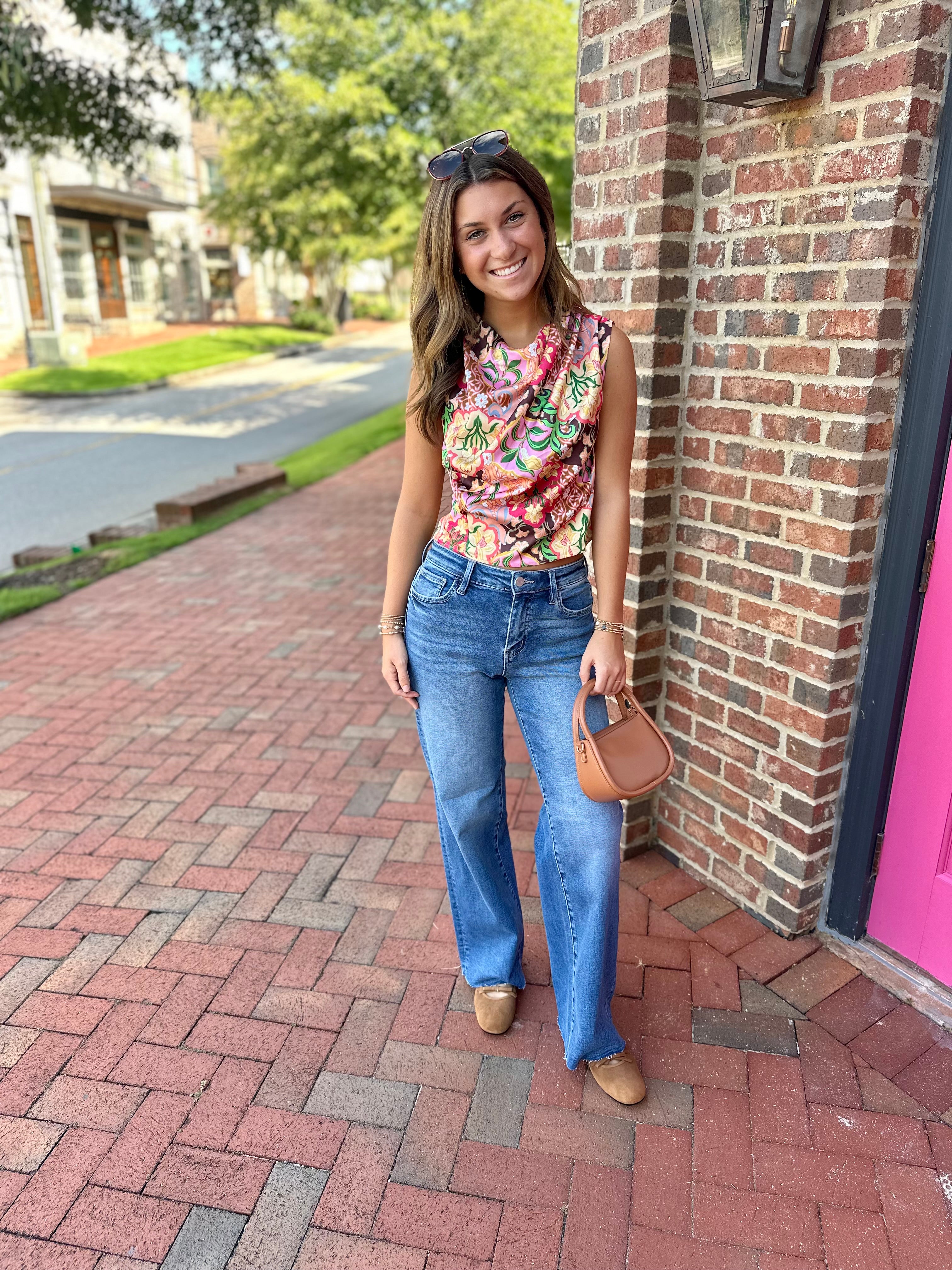 Garden Party Satin Top