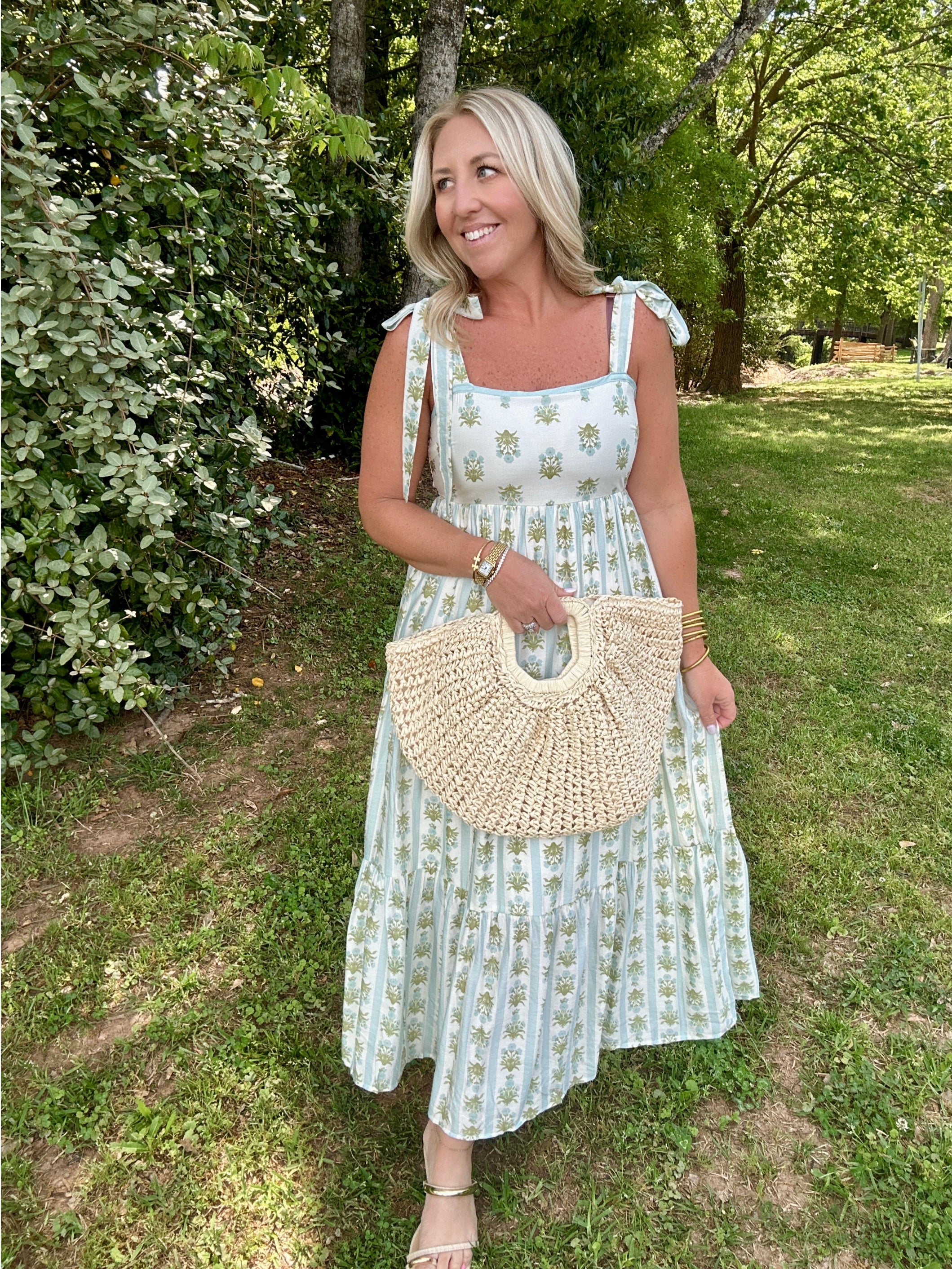 Magnolia Belle Floral Midi Dress