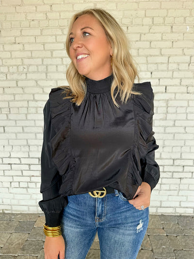 From Here On Out Ruffled Blouse