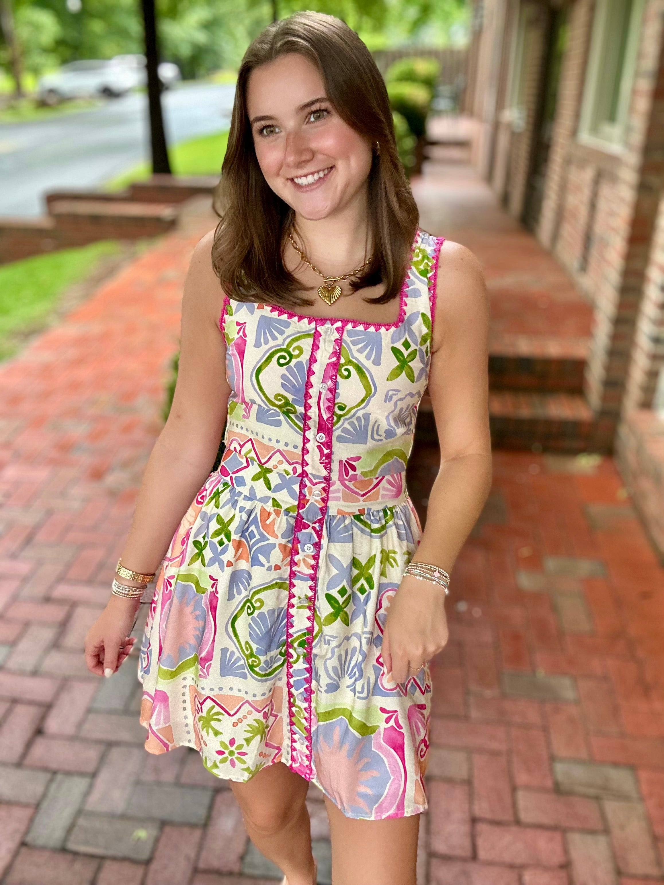 Into You & Summertime Mini Floral Dress