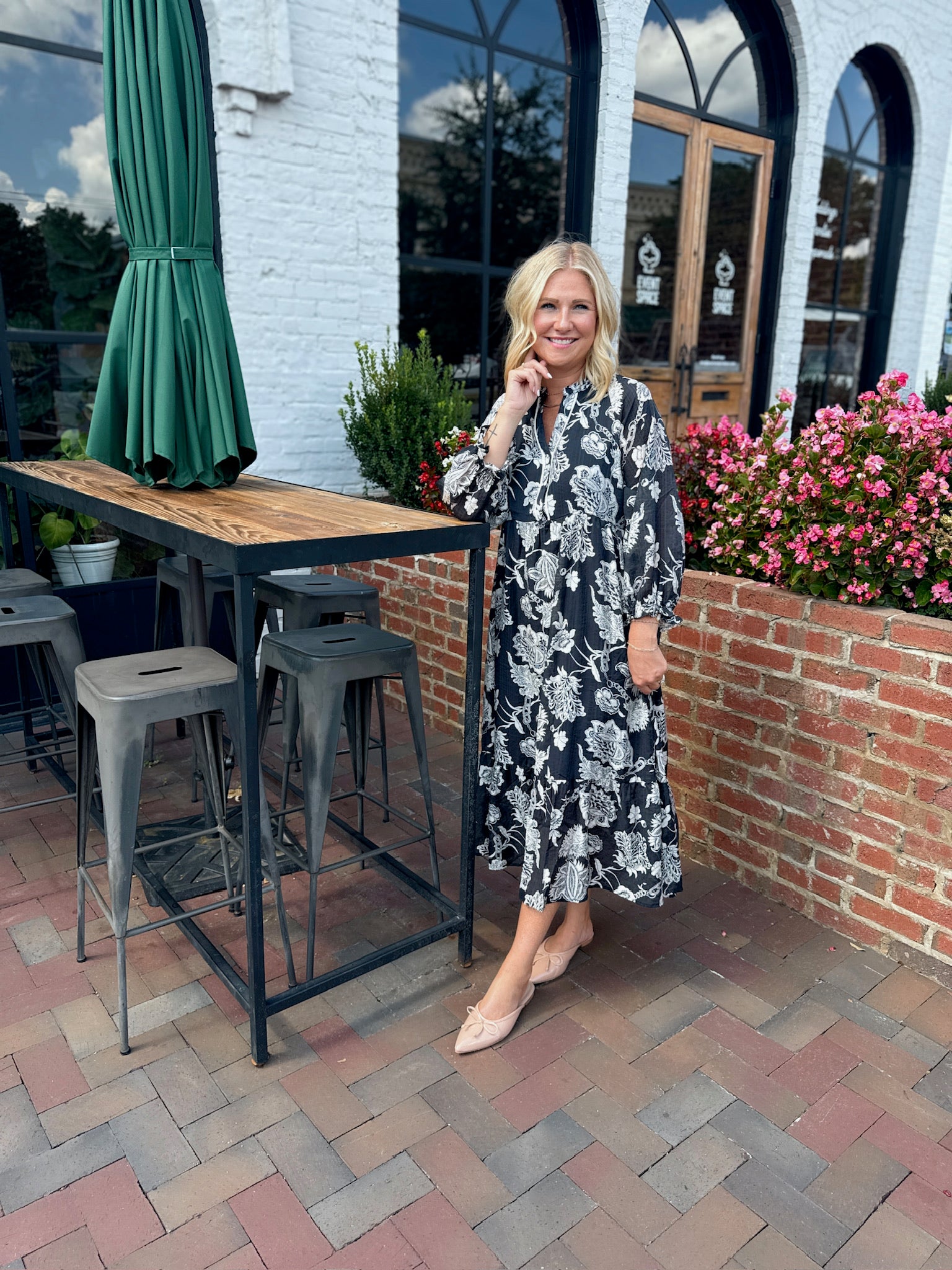 Goodbye To You Two Toned Floral Mini Dress
