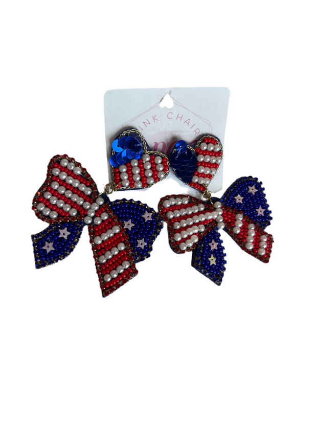 Flag Earrings