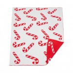Solmere Blanket- Christmas Candy Cane