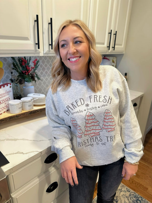 Baked Fresh Christmas Tree Sweatshirt