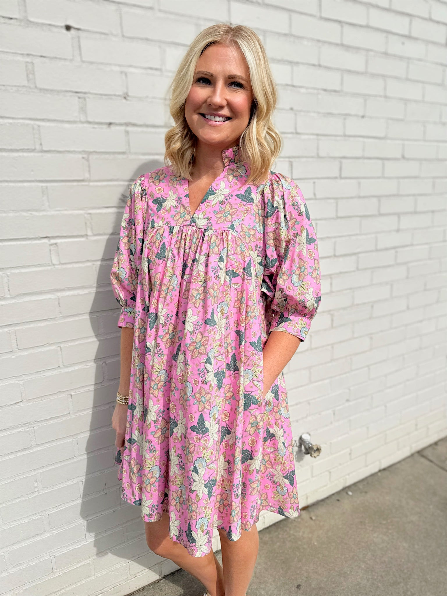 A Girl Like You Floral Mini Dress