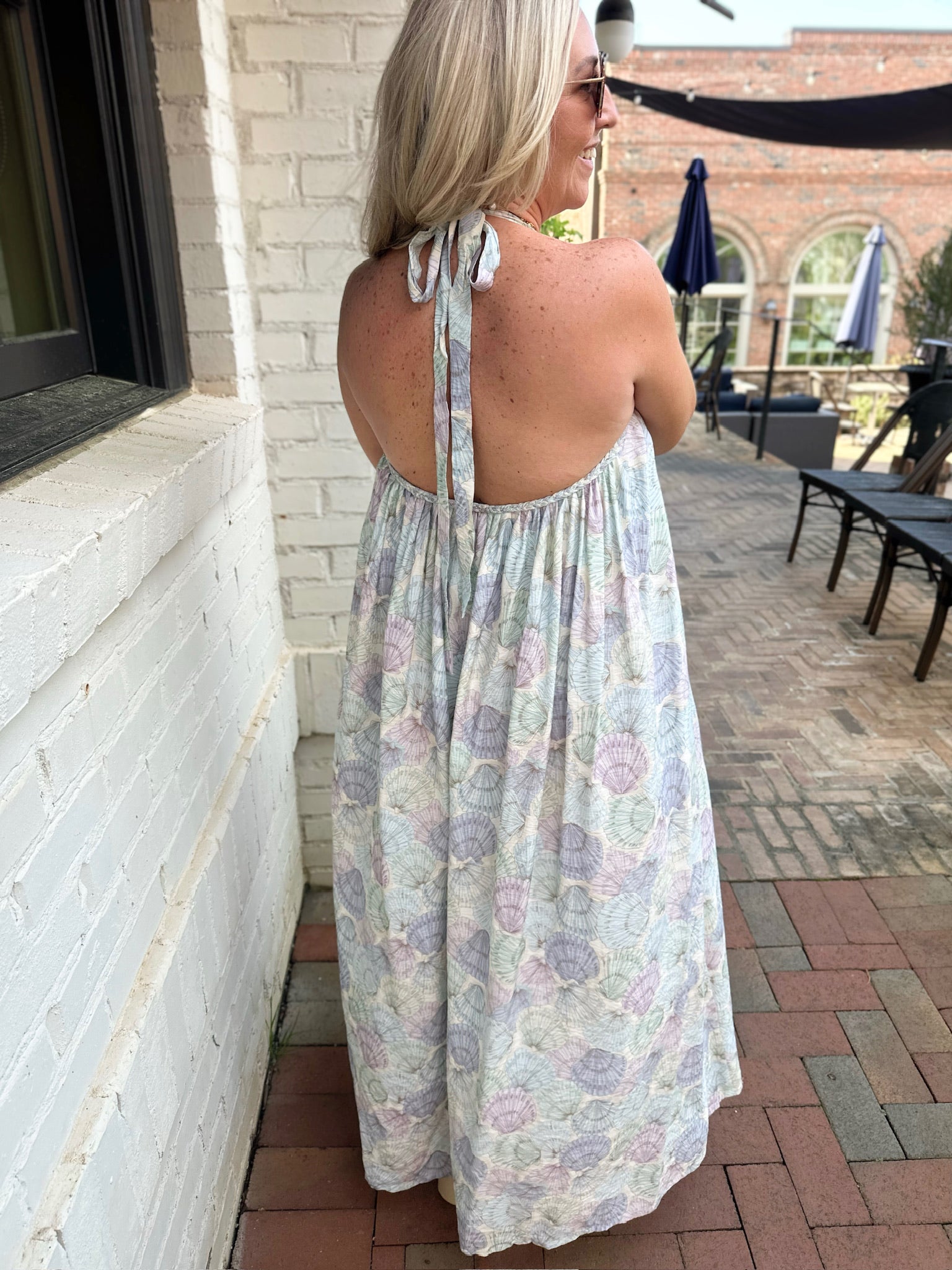 Sea & Shells Maxi Dress