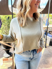 Nothing but a Memory Waffle Knit Top