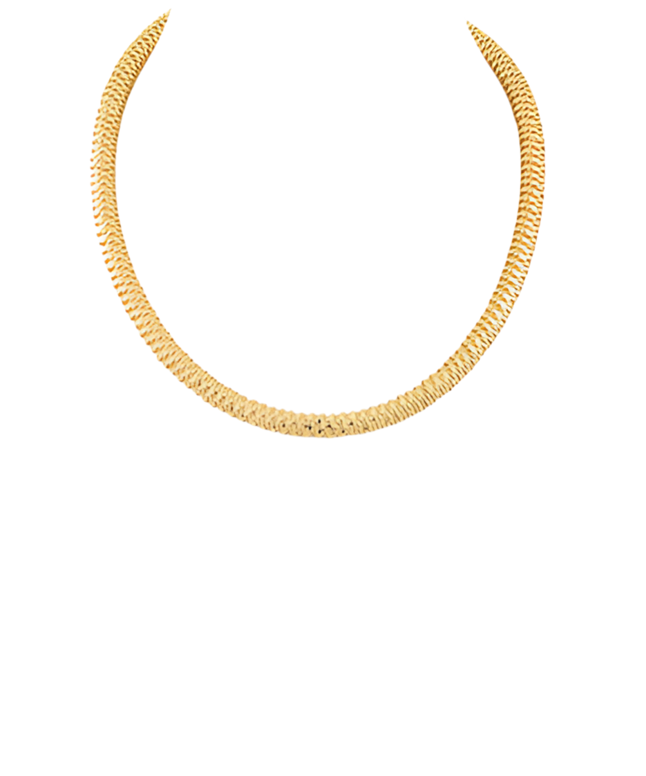 Textured Metal Necklace