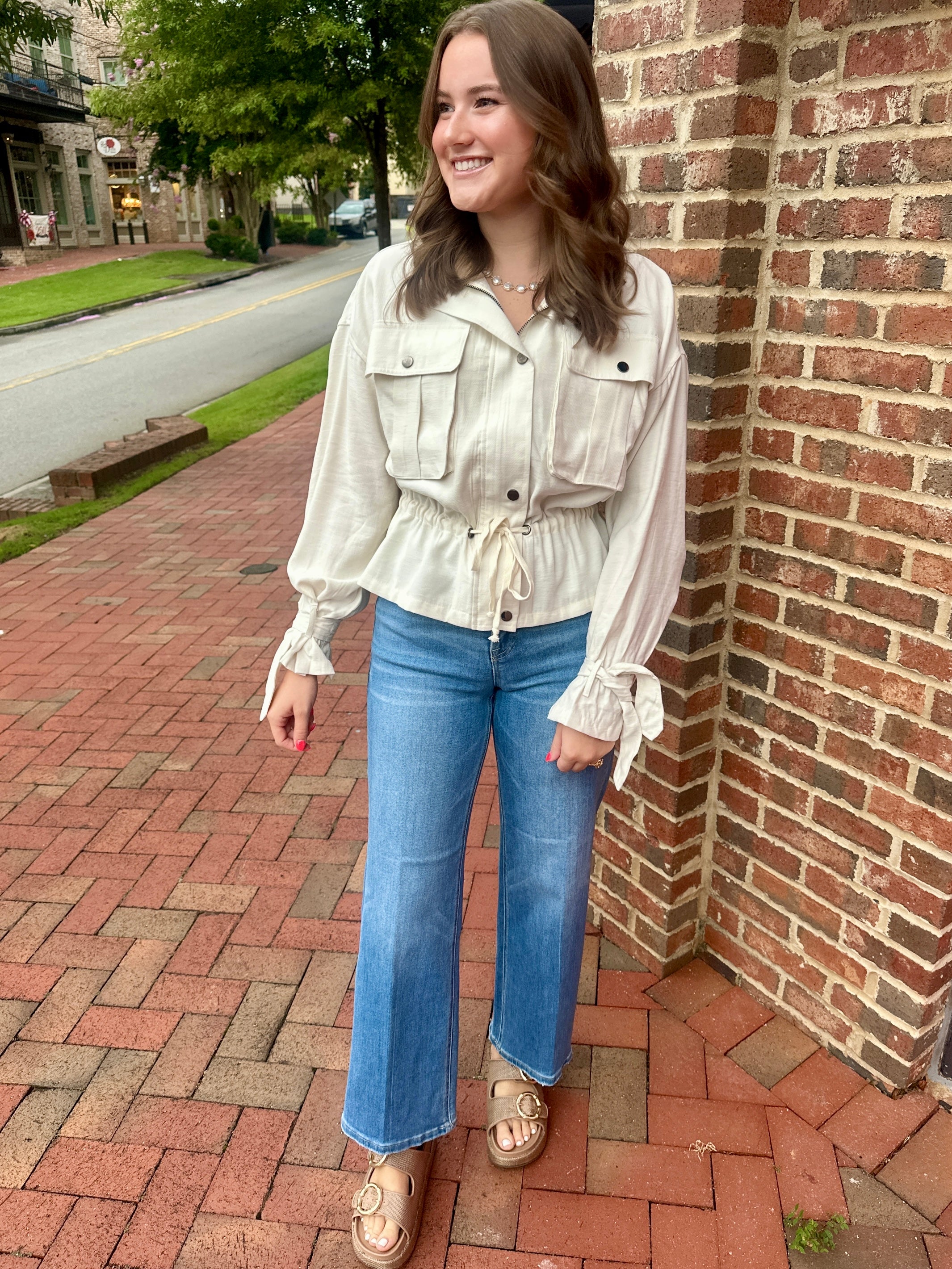 Weekend Layer Jacket with Cinched Waist