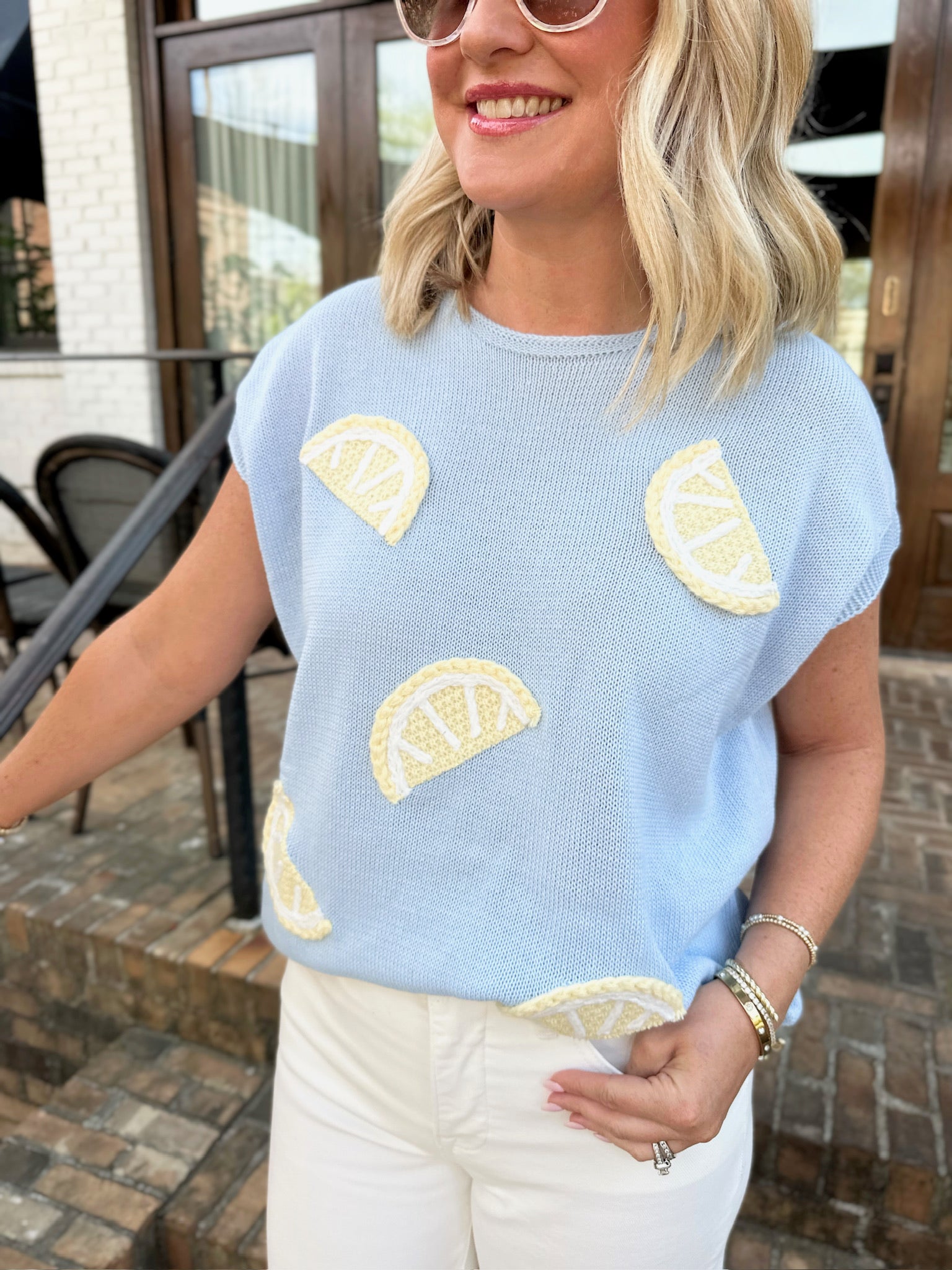 Lemon Lime Knit Sweater