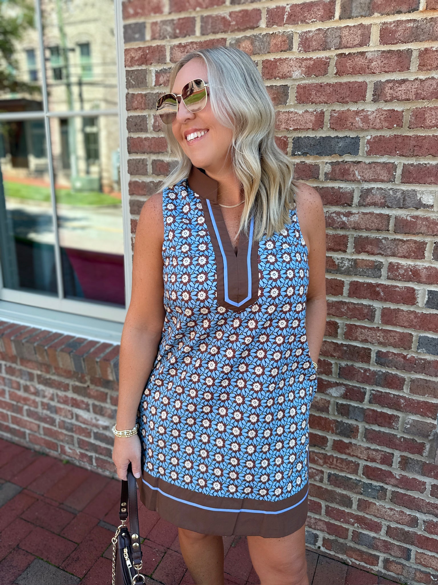 Mira Floral Sleeveless Dress