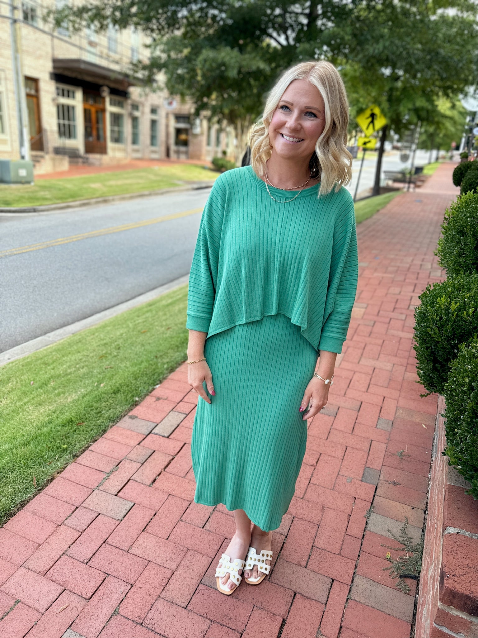 Scared to Let You Go Knit Top & Dress Set