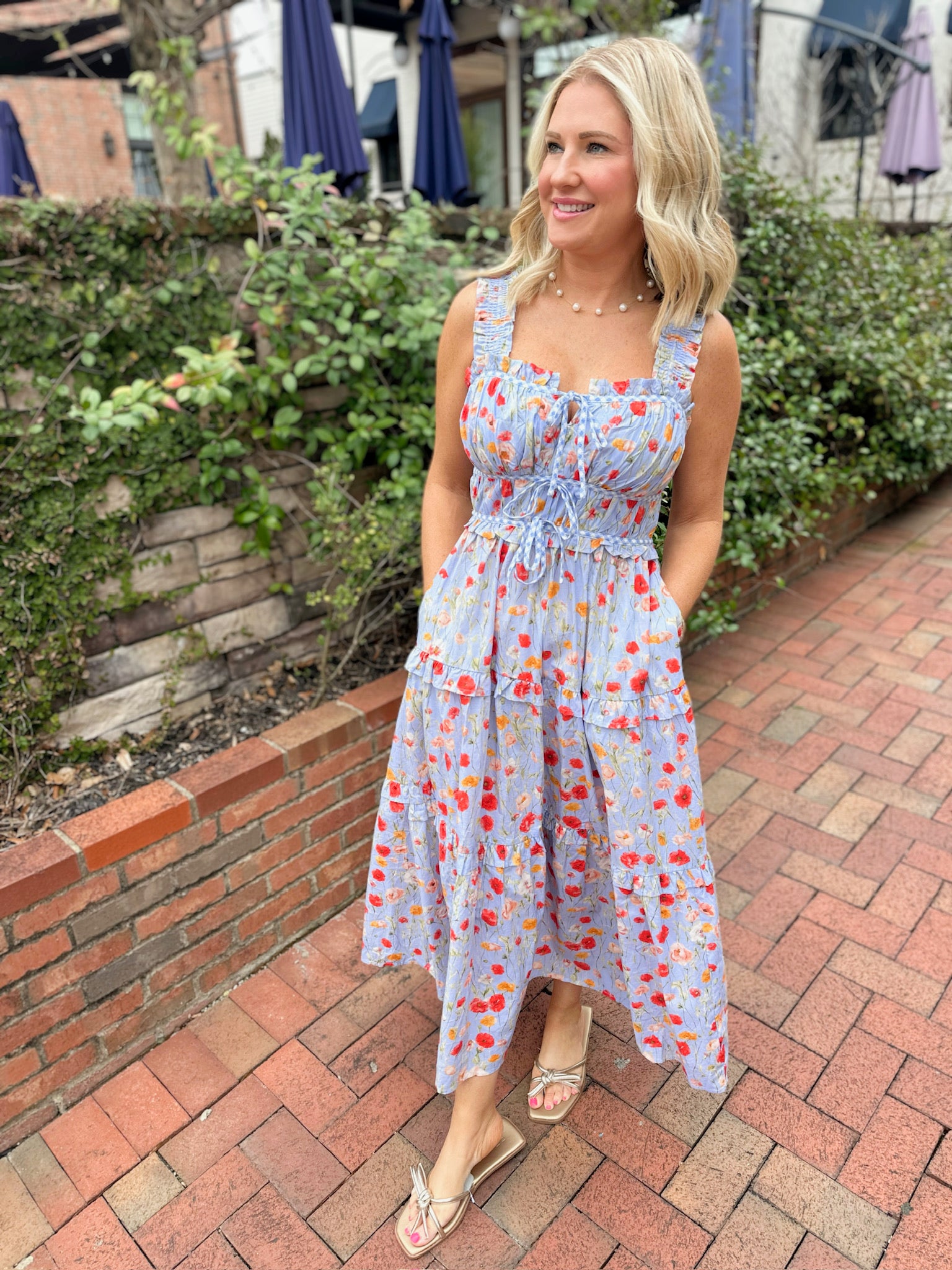 Nothing but Southern Floral Maxi Dress