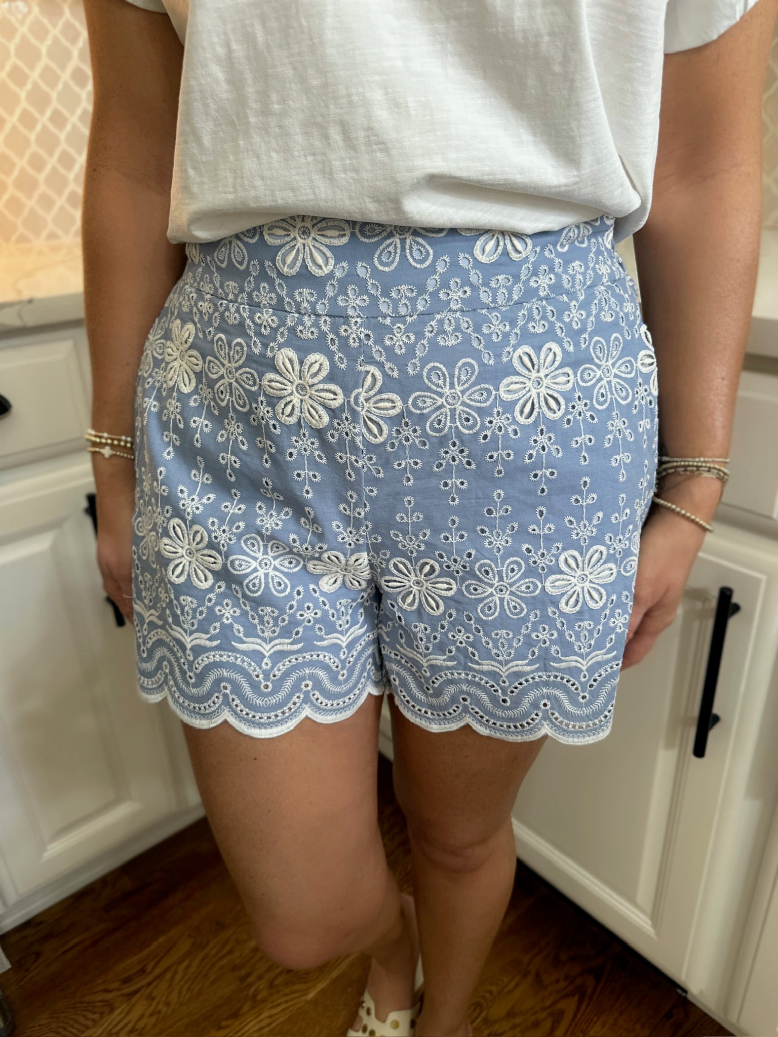 Got Time for That Eyelet Shorts