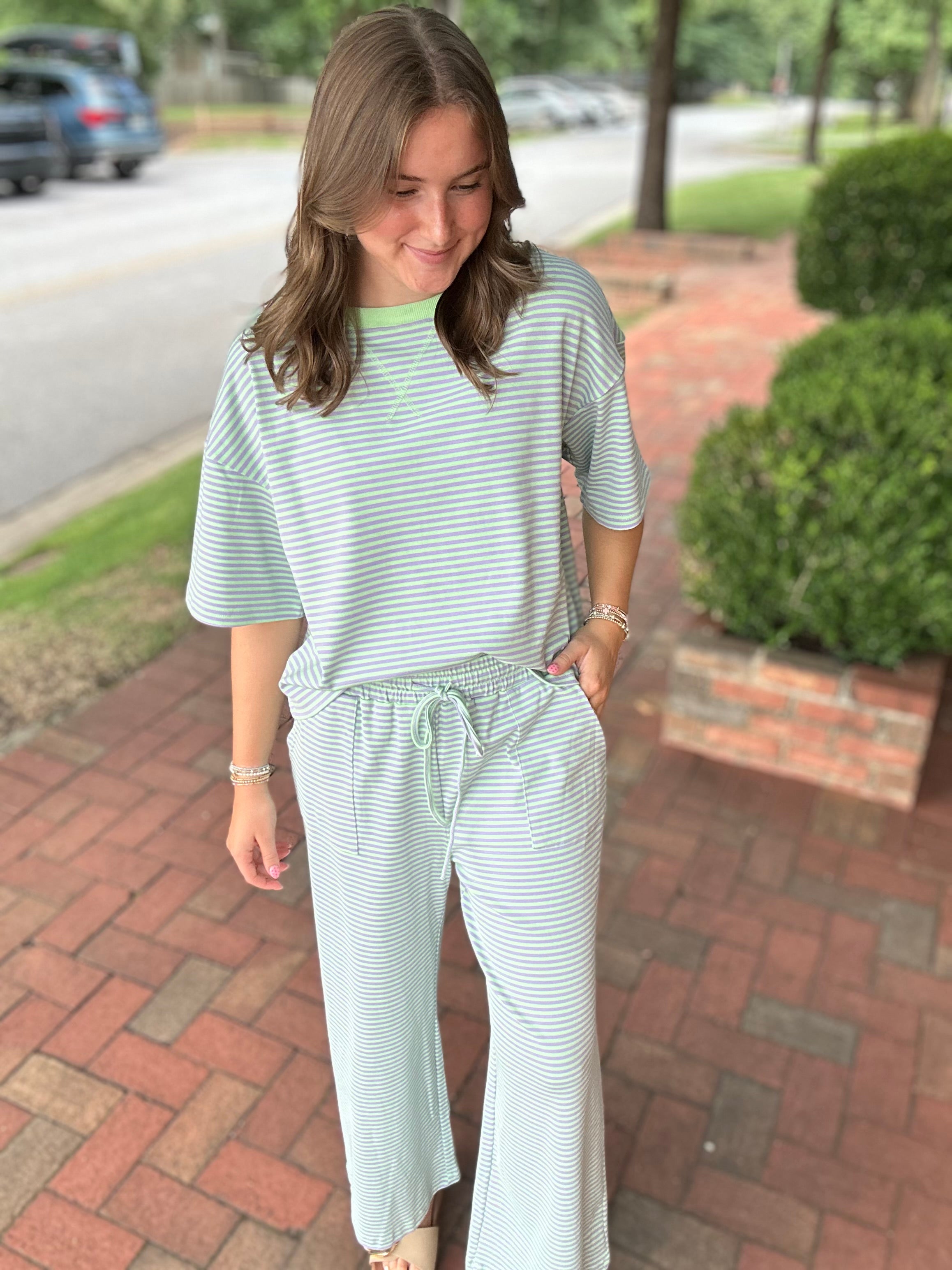 Changing for Stripes Lounge Two Piece Set