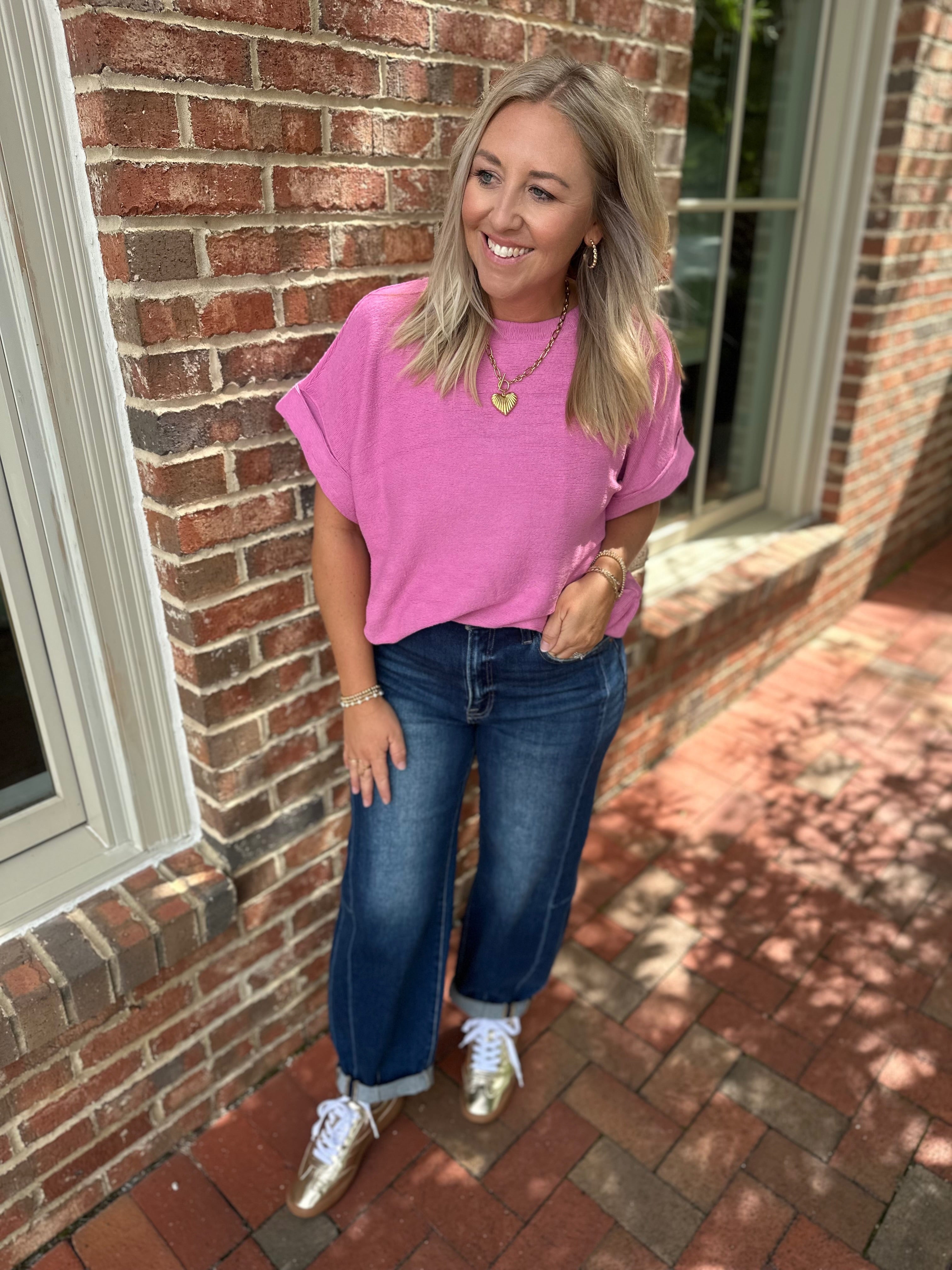 Piper Short Sleeve Drop Shoulder T-Shirt
