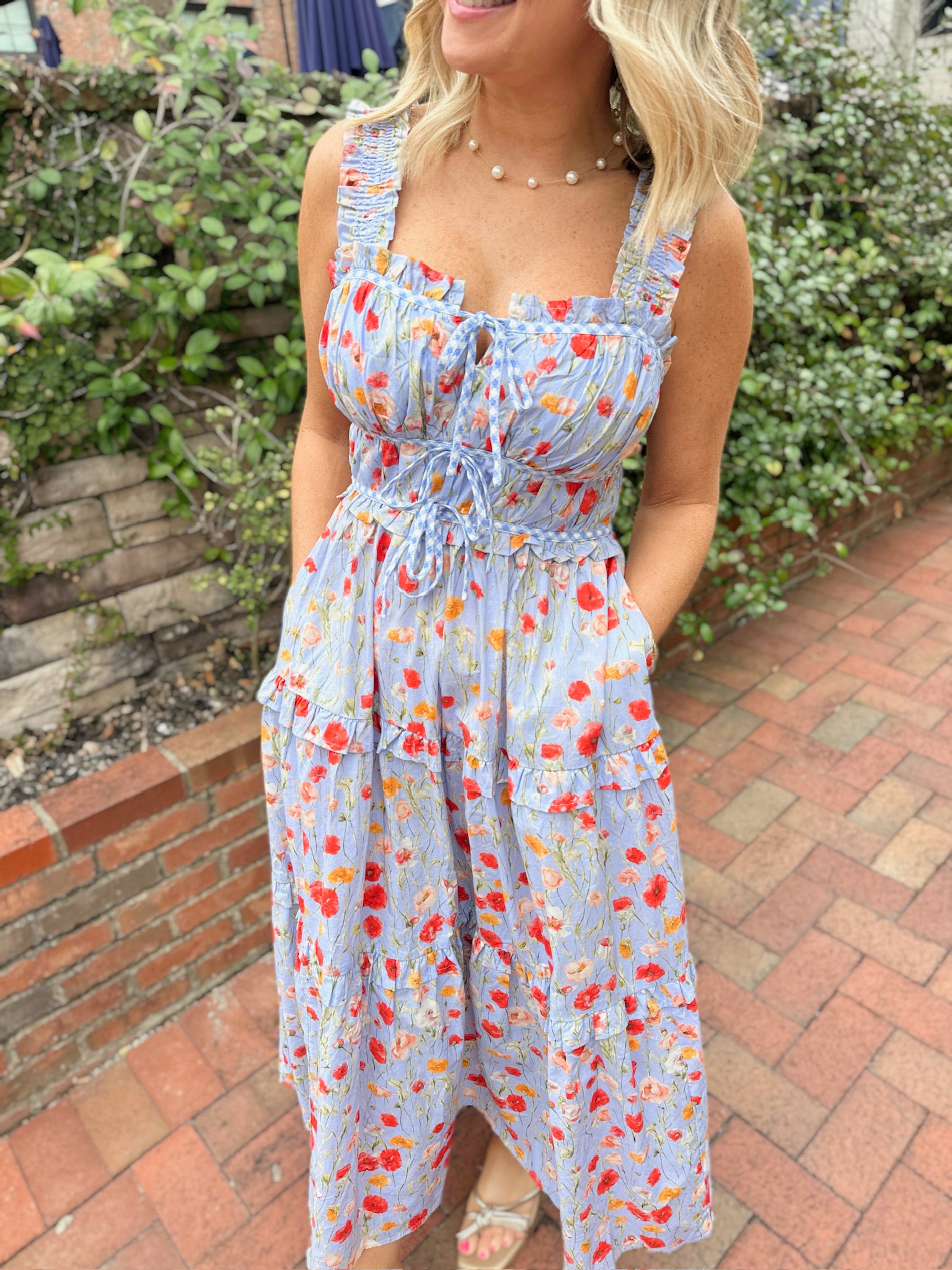 Nothing but Southern Floral Maxi Dress