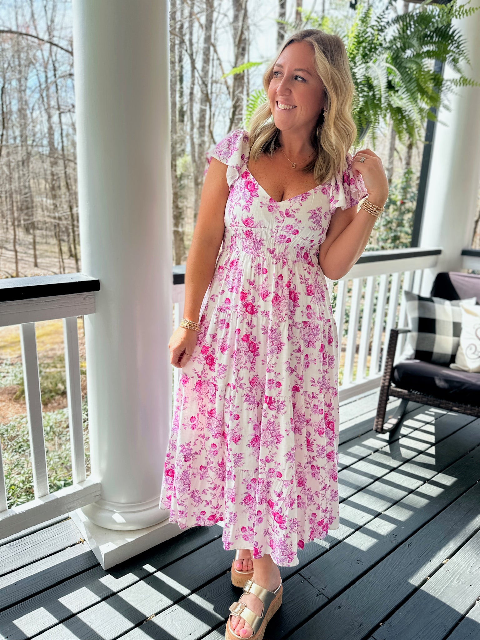 Hometown Girl Floral Maxi Dress