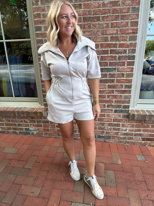 Genesis Front Zip-Up Romper