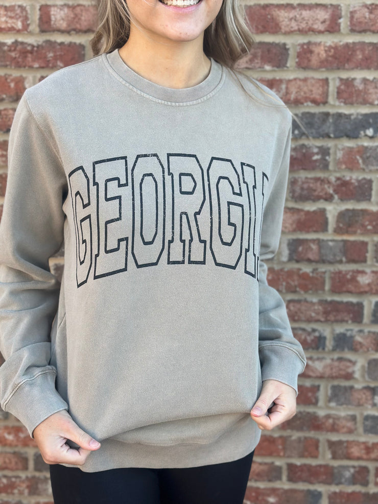Georgia Mineral Wash Sweatshirt