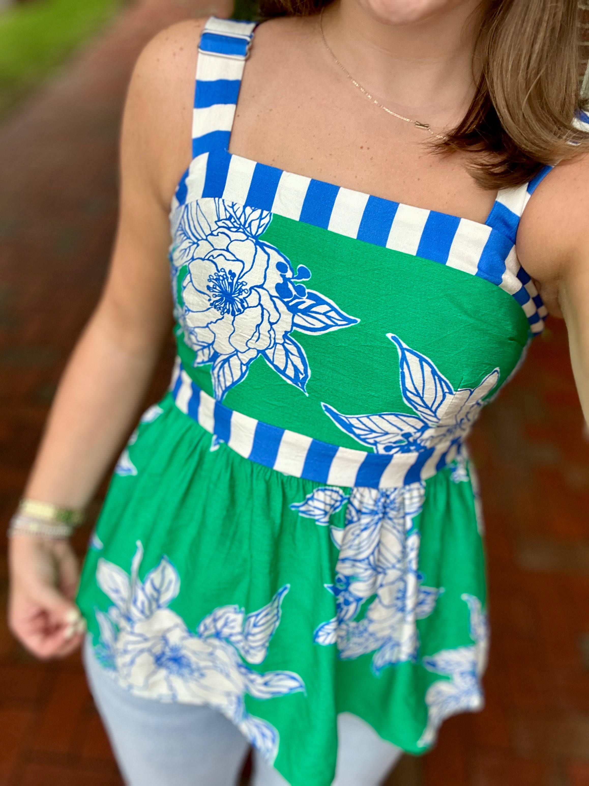 Tears for Fun Floral Tank Top