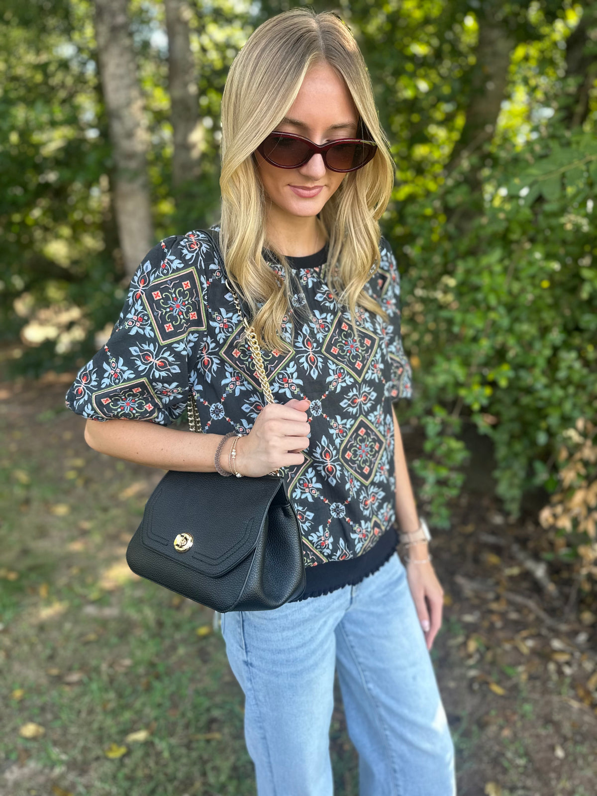 City Chic Embroidered Blouse