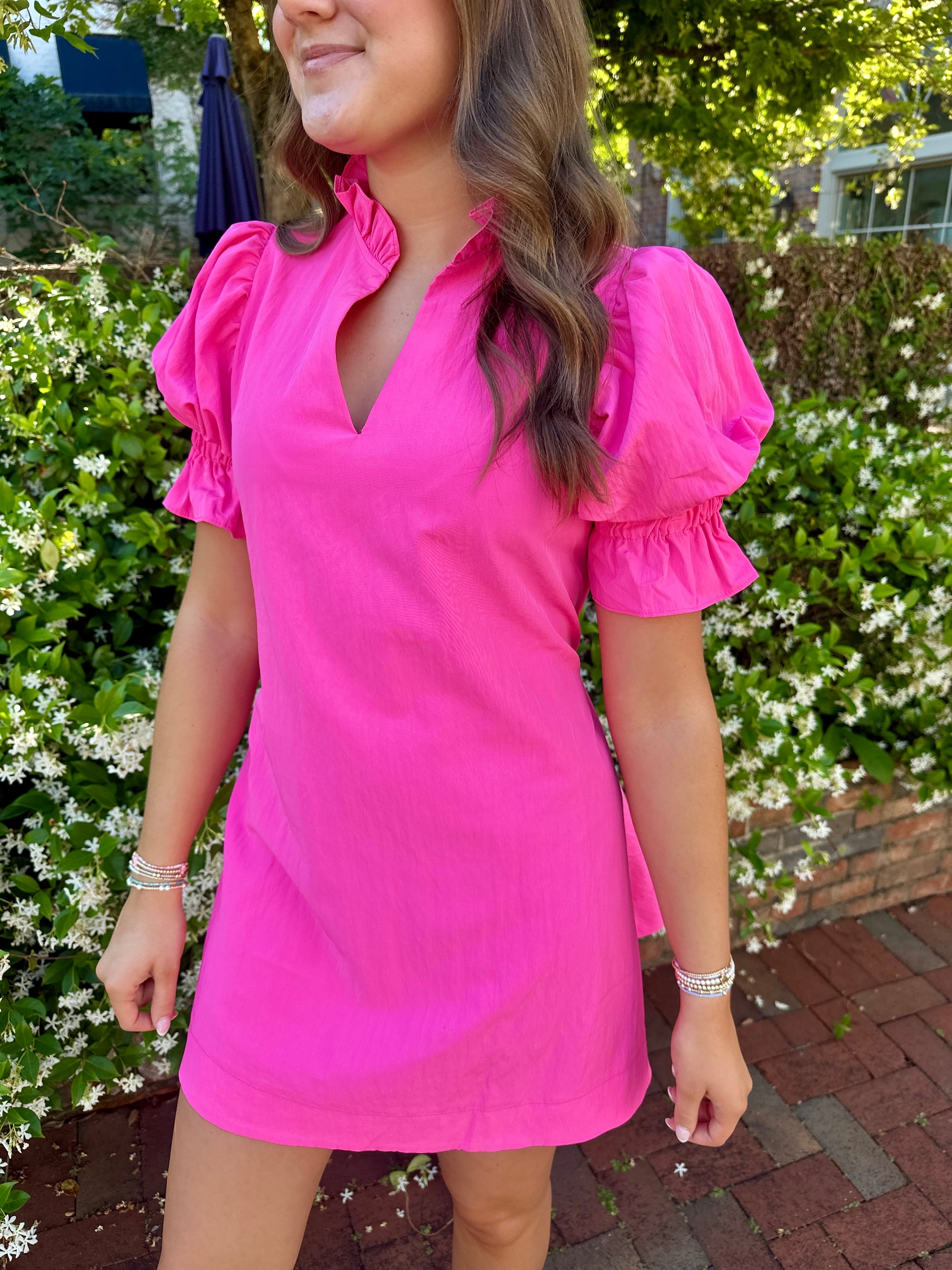 Wish I Didn’t Know Mini Dress with Puff Sleeves