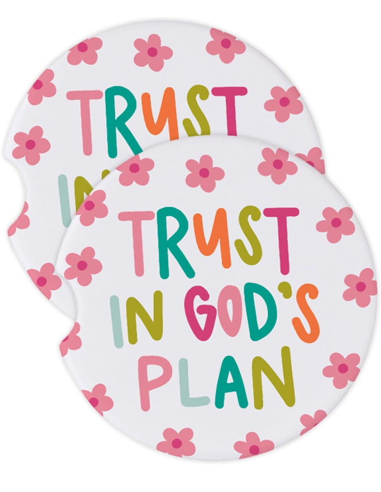 Car Coasters- Trust in God’s Plan